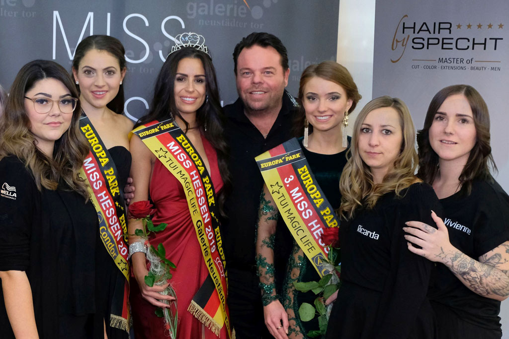 Vip- und Starfriseur aus der Nähe von Hanau - Miss Hessen bei Friseur Specht